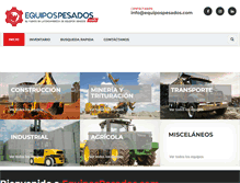 Tablet Screenshot of equipospesados.com